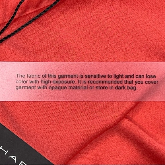 NEW XS Elite Tahari Silk Blouse Orange Pink Colors Lightweight - Picture 13 of 16